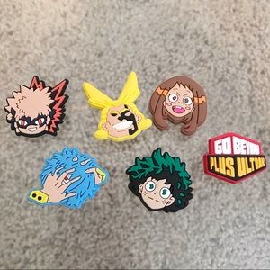 My Hero Academia croc charms-nwot